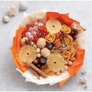 Букет из сухофруктов и орехов 