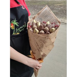 Клубничный букет "Шоколадный микс"